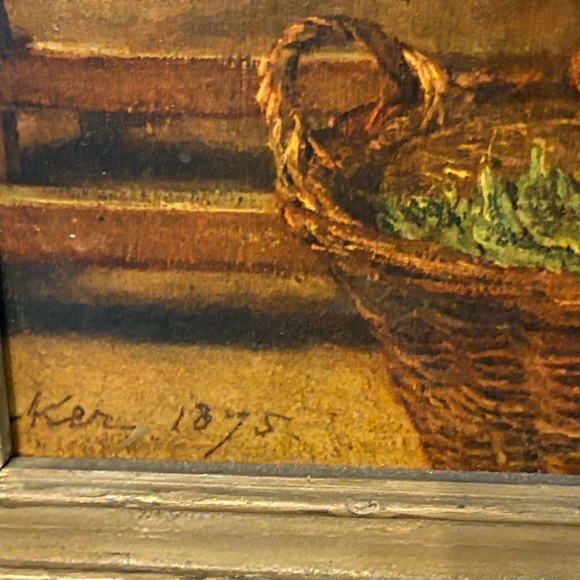 Vintage Framed Art Print with Gold Frame - Picture 4 of 7